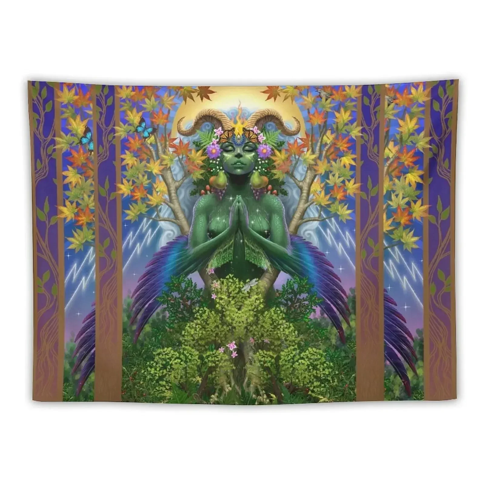 

Holy Gaia Tapestry Room Decoration Korean Style Art Mural Carpet Wall Wall Hanging Decor Tapestry