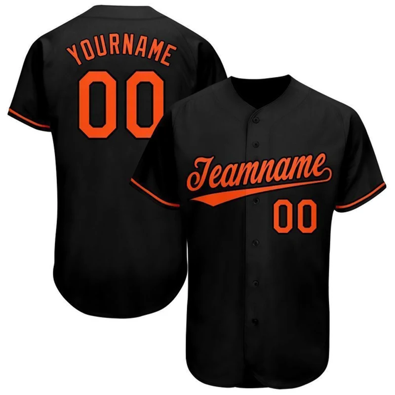 Maillot de baseball personnalisé noir vintage pour hommes et femmes, chemise imprimée en 3D, chemises décontractées, Sportedly Hiphop, Y