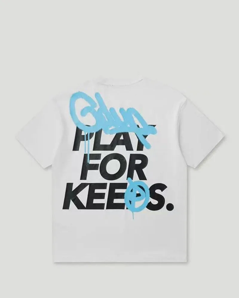 

Y2K trendy Gothic letter print design pattern casual short-sleeved retro hip-hop Harajuku fashion T-shirt Street punk men shirt