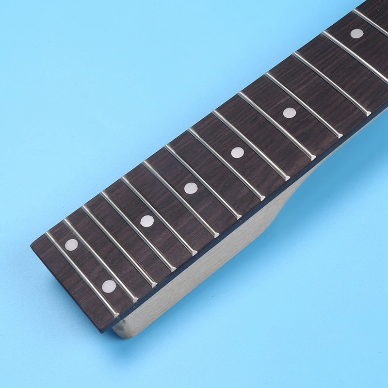 24 Frets New Replacement Maple Neck Rosewood Fretboard Fingerboard For Electric Guitar Black