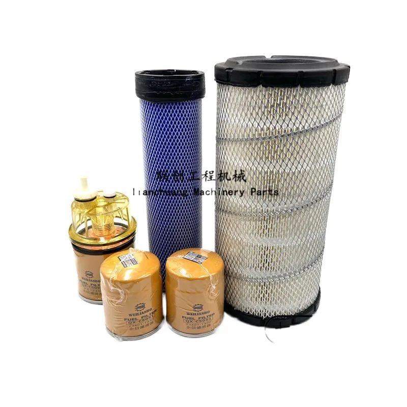 For Sdlg 685/85 Air Engine Oil Diesel Filter Element, Oil-water Hydraulic Pilot Inlet And Return Oil Filter, Excavator Accessor