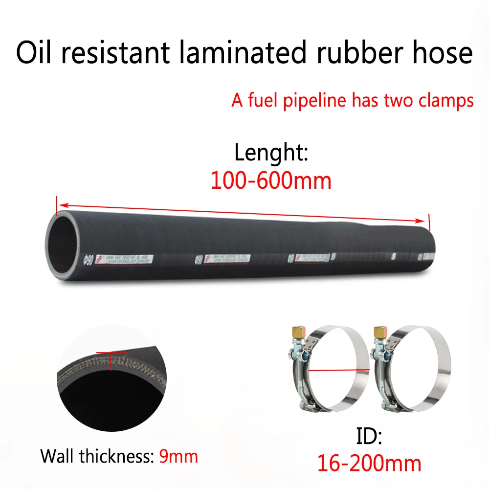 

Processing cloth rubber hose oil resistant hose braided hose oil resistant oil delivery hoseoil return hose T-shaped clamp