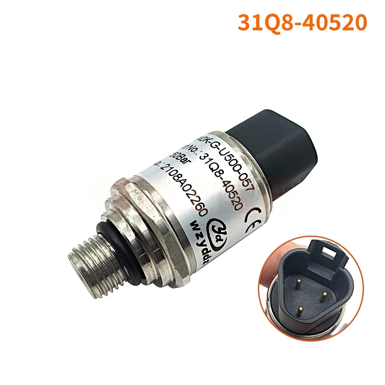 Modern Excavator Pressure Sensor ใช้งานร่วมกับรุ่น 150/215/225/305-9 หมายเลขชิ้นส่วน 31Q8-40500 40520 40510