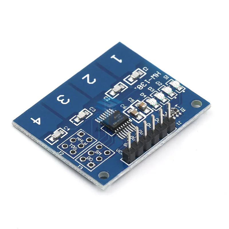 NEW 4Channel Digital Touch Sensor Capacitive Switch Module Button For Arduino TTP224