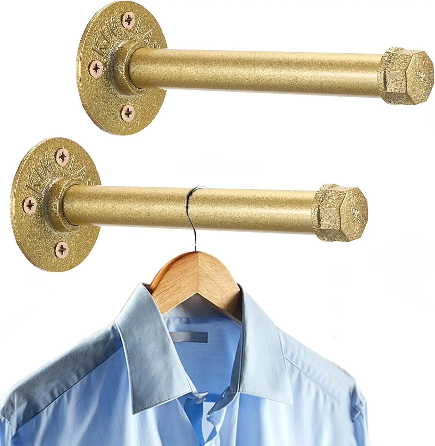 

Настенная металлическая вешалка для одежды 8 дюймов, усиленная, для спальни, ванной, гардеробной, бутика