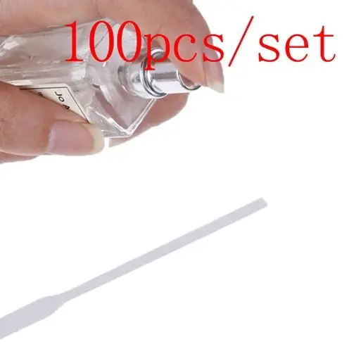 100pcs/pack Perfume Essential Oils Test Paper Strips 130*12mm Aromatherapy Fragrance Testing Strip