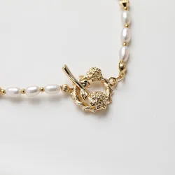 2PCS Dainty Flower Bracelet Link Buckle Necklace Chain Connectors DIY Hand Made Brass 14k Gold Plated Accessories 10mm