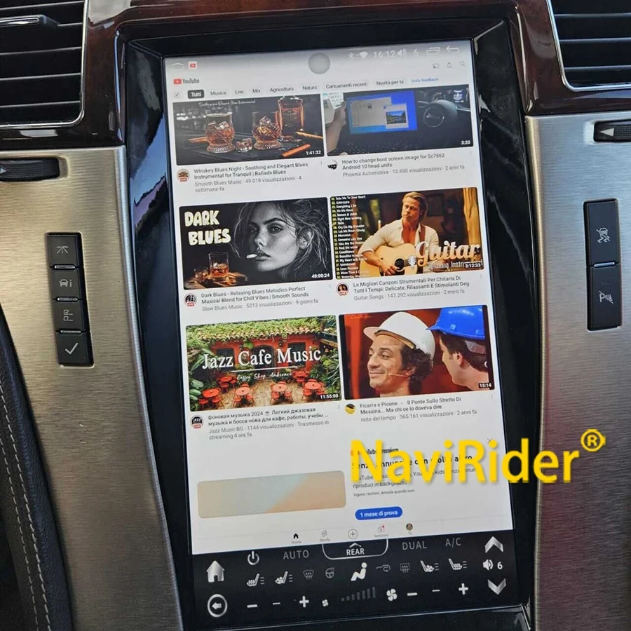 

Carplay Car Multimedia Video Player Stereo Navi 13.6inch Android 13 Screen Radio 2din For Cadillac Escalade 2007-2014 GPS