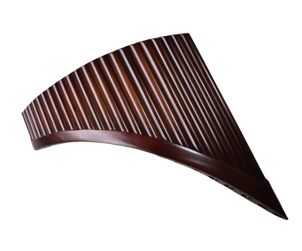 22 Pipes Bitter Bamboo Pan Flute Key G & C Traditional Chinese Woodwind Instrument