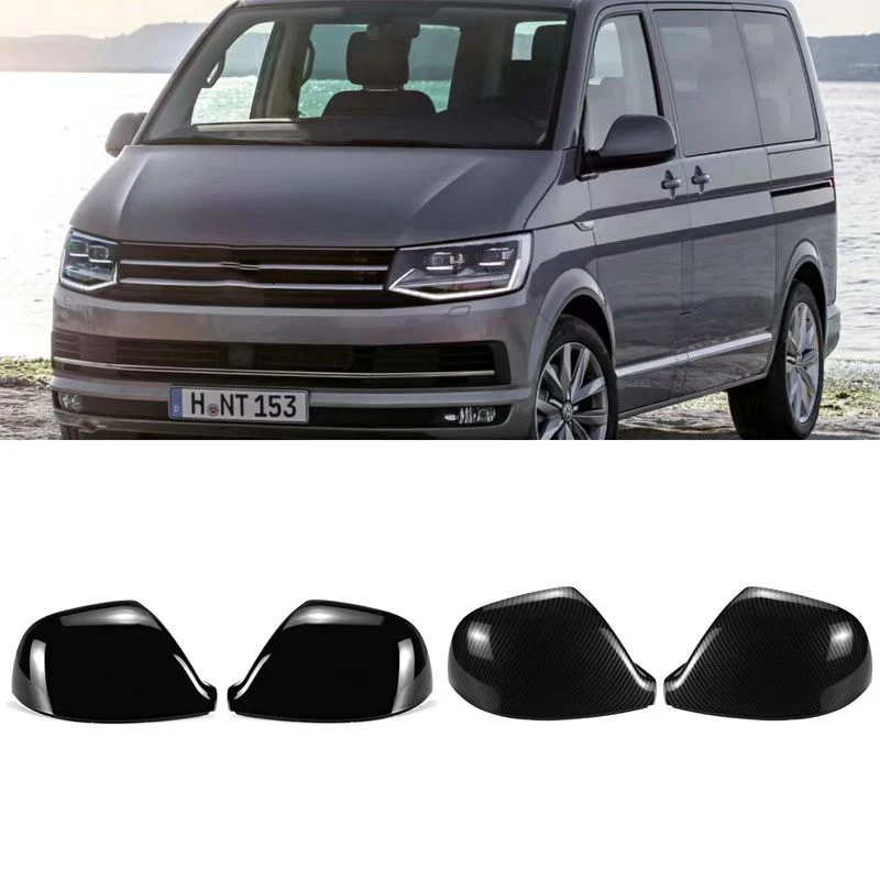 for VW Volkswagen Transporter Caravelle Multivan T5 T6 T6.1 2004~2024 Car Rearview Side Mirror Cover Cap Case Trim Accessories