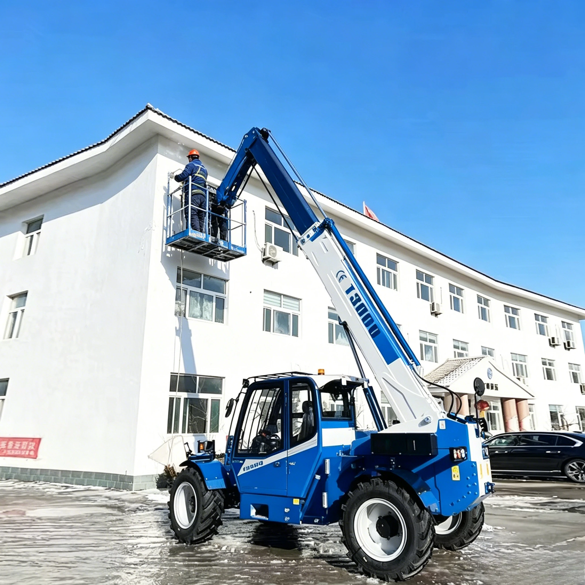 Telescopic Handler Boom - Truk Model Baru Cina 3 Ton