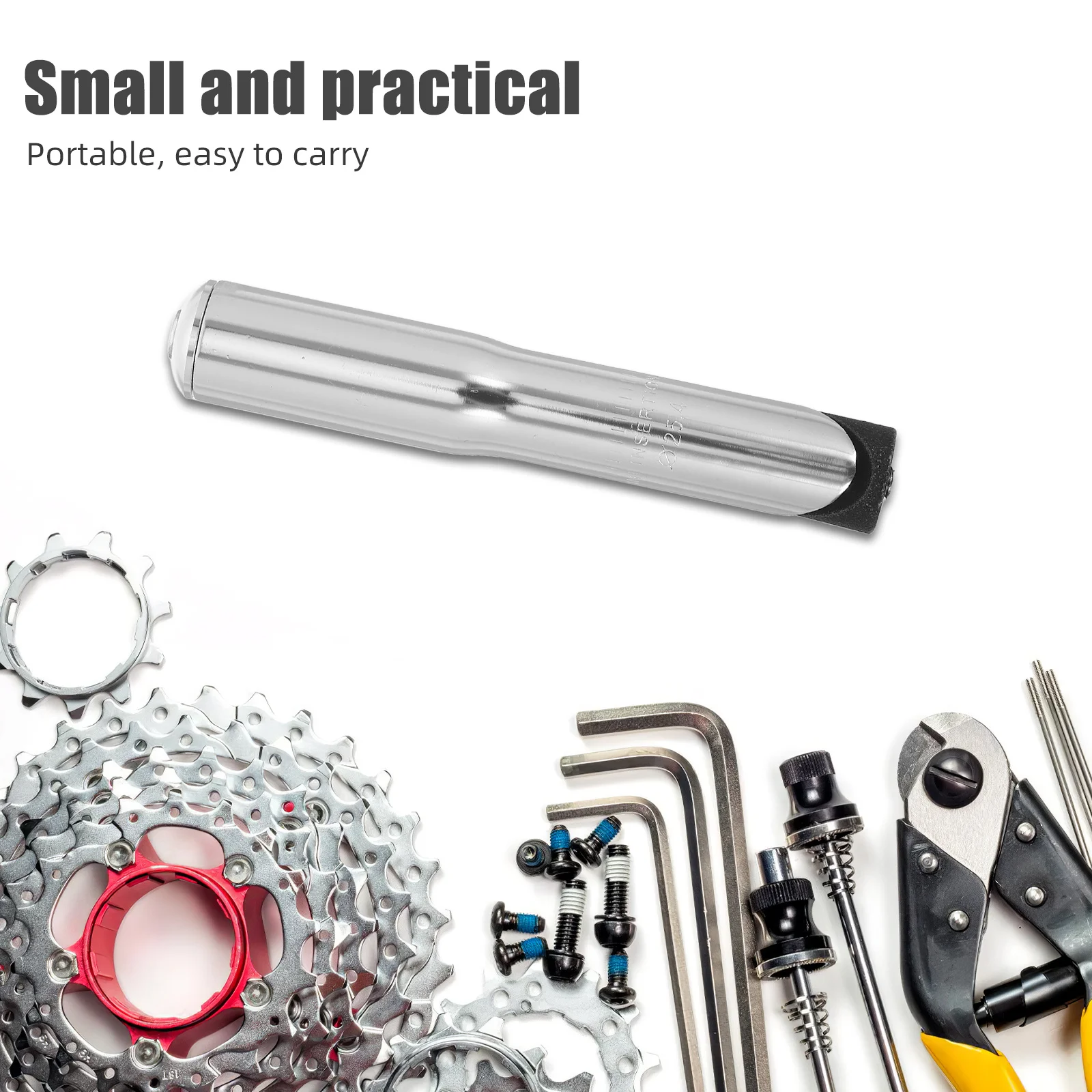 1pc Mountain Bike Stem Riser Lightweight Aluminum Handlebar Extender For Commuting Long Rides Compatible With Road Bikes