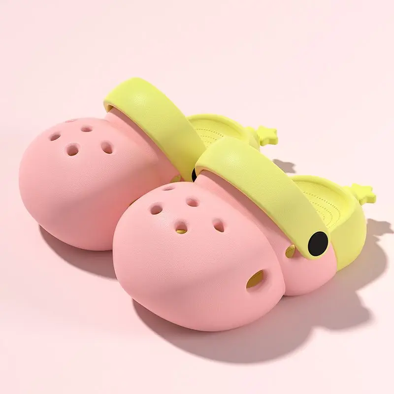 Childrens Soft Sole Anti-Slip EVA Bath Slippers with Cloud Comfort for Summer Baby Beach Sandals