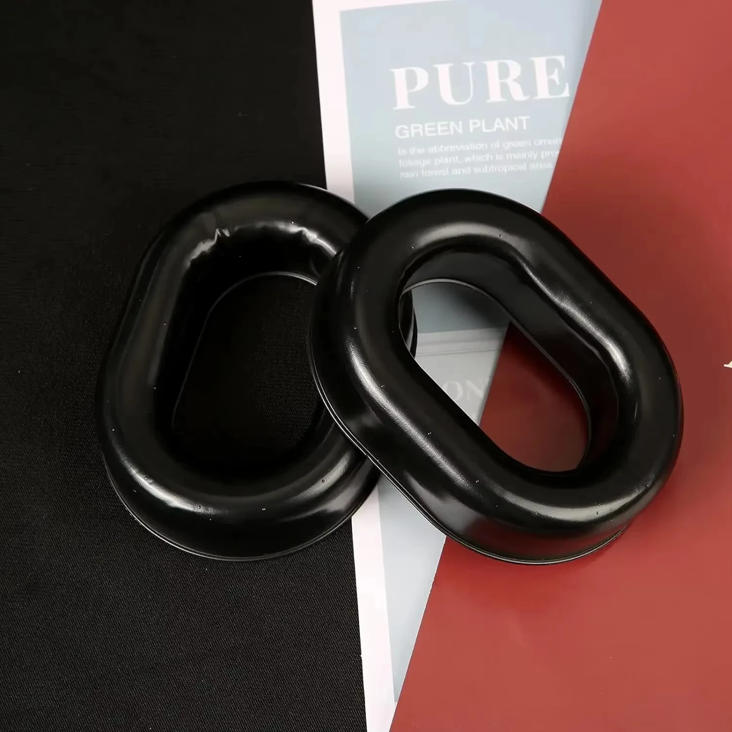 1 زوج جل بطانة للأذن وسادة الأذن الناعمة ل ديفيد كلارك H10 سماعة الطيران الإلكترونية اطلاق النار غطاء للأذنين التكتيكية الصيد #6