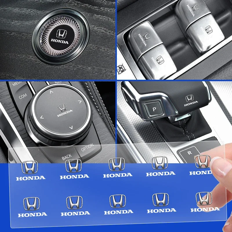 Car Multi-function Button Sticker Control Switches Panel Sticker For Honda Civic 2006 2007 2008 2009 CBR1000RR CBR 1000 RR 2008