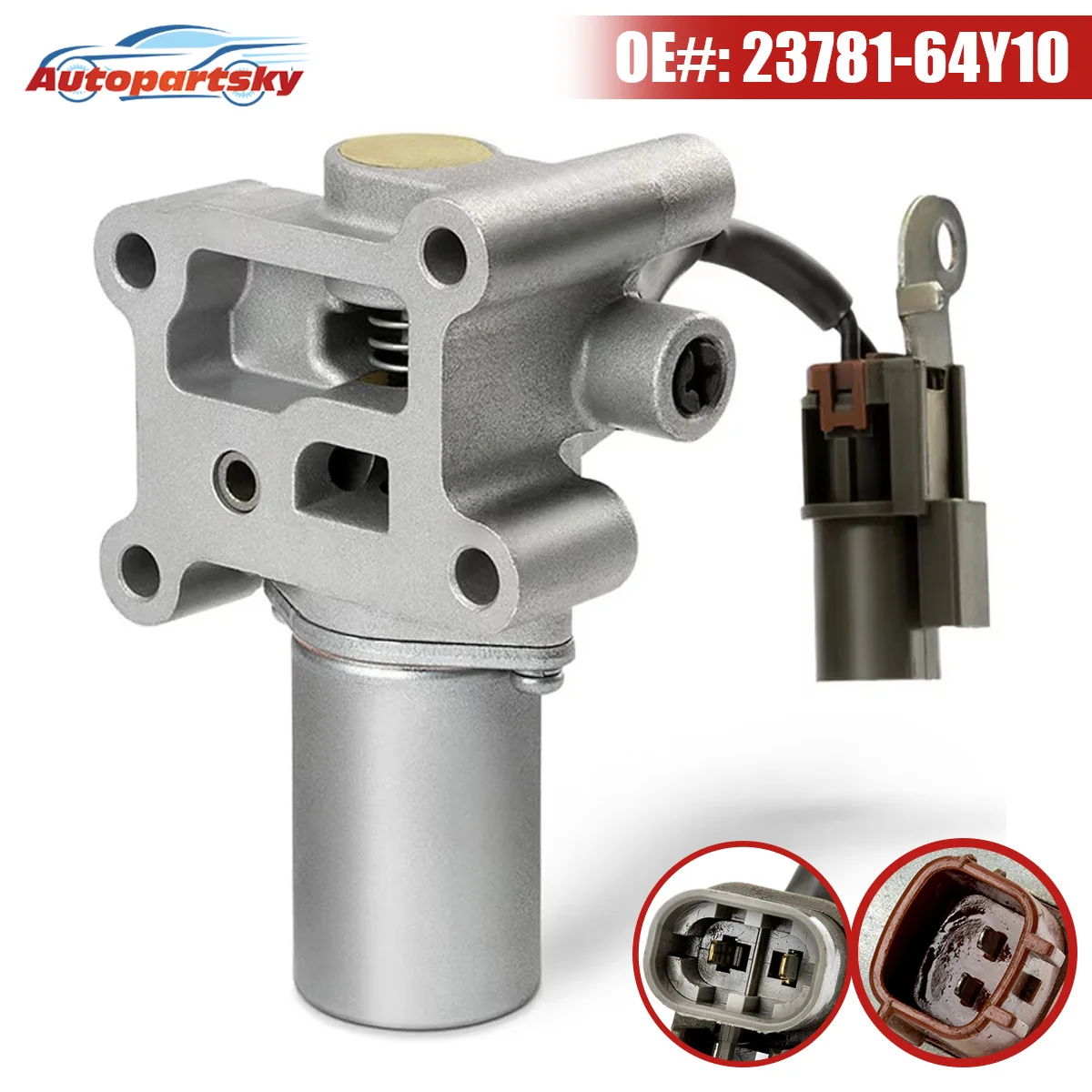 23781-64Y10 Idle Air Control IAC Valve for Nissan 200SX Sentra 2.0L for Infiniti G20 2.0L 1996 AAC87-16 2378164Y10 23781-64Y00