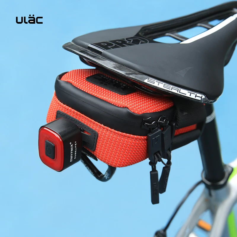 ULAC Cycling Tail Bag 0.5L Lightweight MTB Road Bike Waterproof Saddle Bag Bicycle Wear-resistant Seat Bag With Inside Pocket