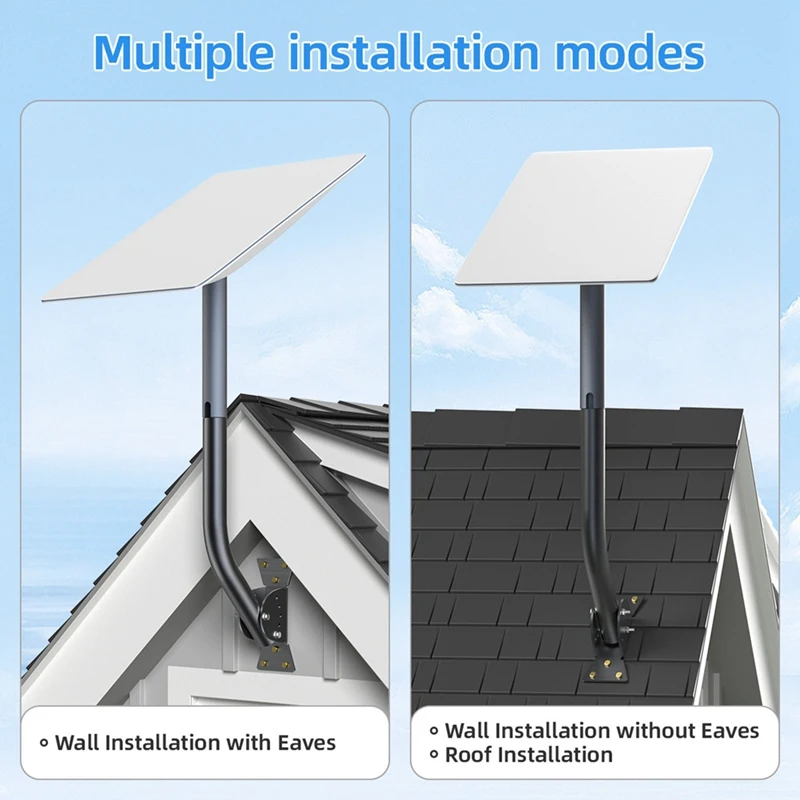 Adjustable For Starlink Mounting Kit Long Wall Mount Roof Mount For Starlink V2 Mounting Adapter