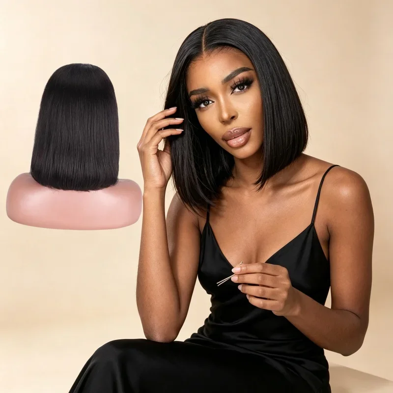 parrucca-bob-traspirante-migliorata-13x4-con-pizzo-pre-tagliato-capelli-umani-lisci-corti-realizzata-a-macchina-con-elastico-regolabile-per-donna