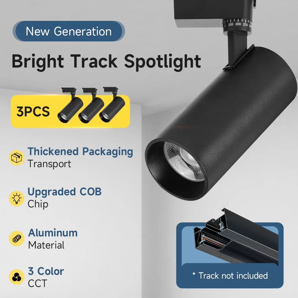 

LED Spotlight Rail Lighting 220V Ceiling Track Lamp Led Spot 20/30/40/50W Ceiling Lamp Fixture for Clothing Shop Home Spot Light