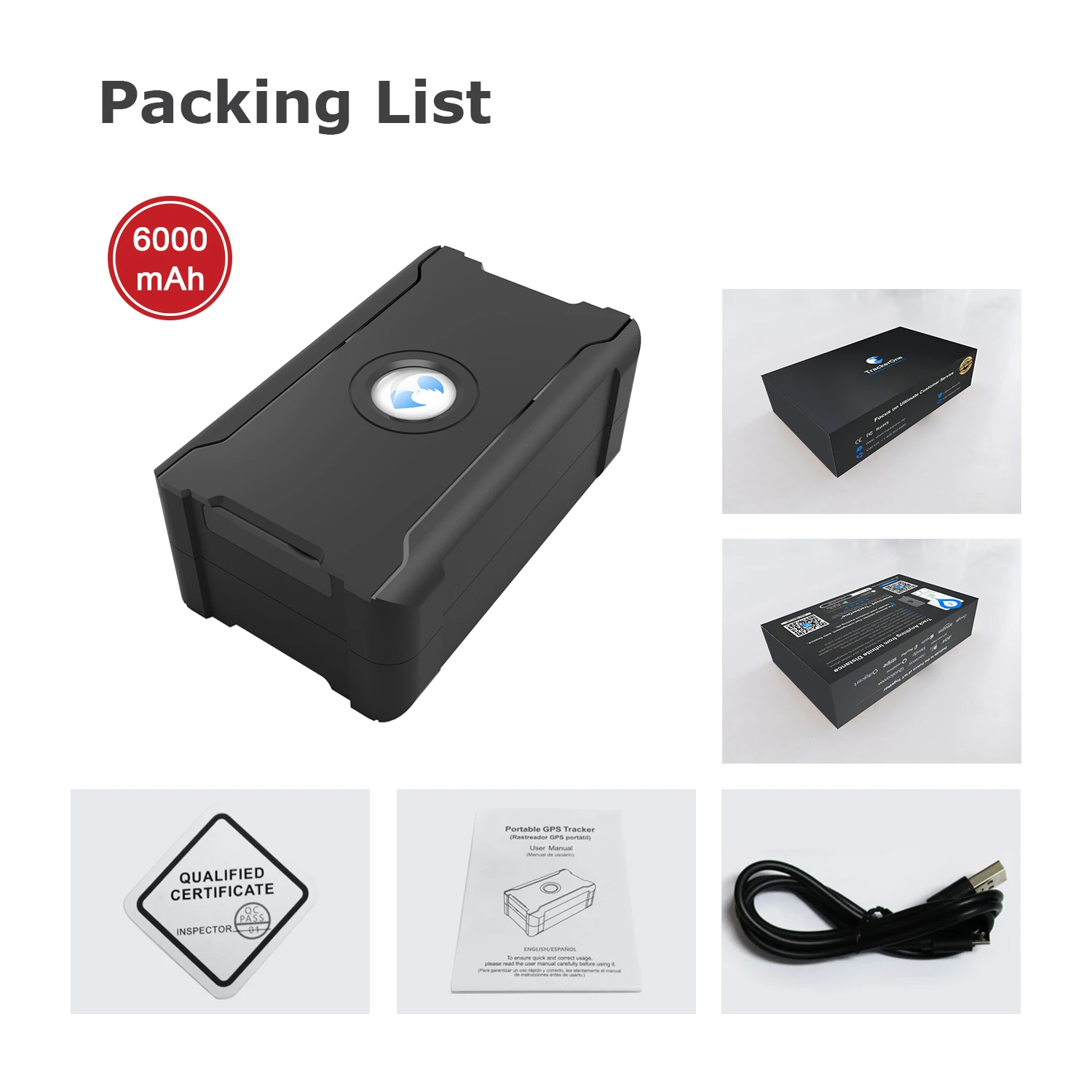 4G Verborgen Auto Tracker 6000mAh Langdurige Track Voertuig Nauwkeurig GPS-trackingapparaat met Android en iOS APP