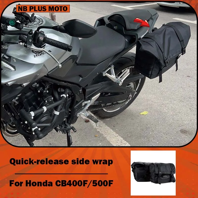 【Premium】For CBR400R CB400F Compatible with Honda CB500F Motorcycle Modification: Waterproof Side Bags, Side Boxes, and Quick-Re