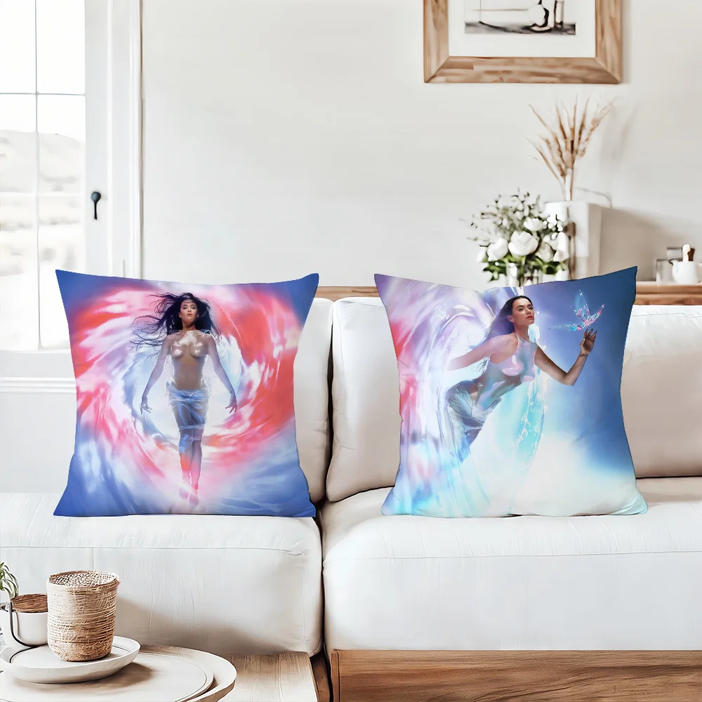 American singer K-Katy P-Perry  Pillow Case Office Cushions Suitable For Sofa Car Bedroom Decorative Cushion Cover