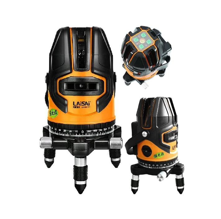 

Лазерный нивелир Laisai 360 градусов LSG686SPD, ротационный лазерный уровень для измерений
