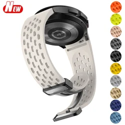 Silicone Band for Samsung Galaxy watch 7/FE/5 Pro/6/4 classic 44-40mm Magnetic Buckle sport bracelet correa Galaxy watch 7 Strap