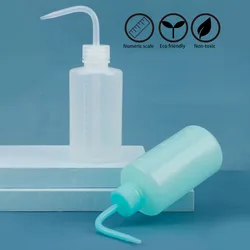 250ml Bulk Squeeze Water Squirt Bottles for Liquids with Narrow Mouth & Scale for Rinse Bottle Watering Tools, Plant Irrigation