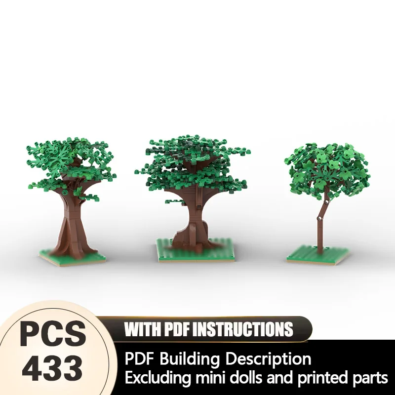 

Creators Plant Series Model MOC Building Bricks Green Trees Modular Technology Gifts Holiday Assemble Children Toys Suit