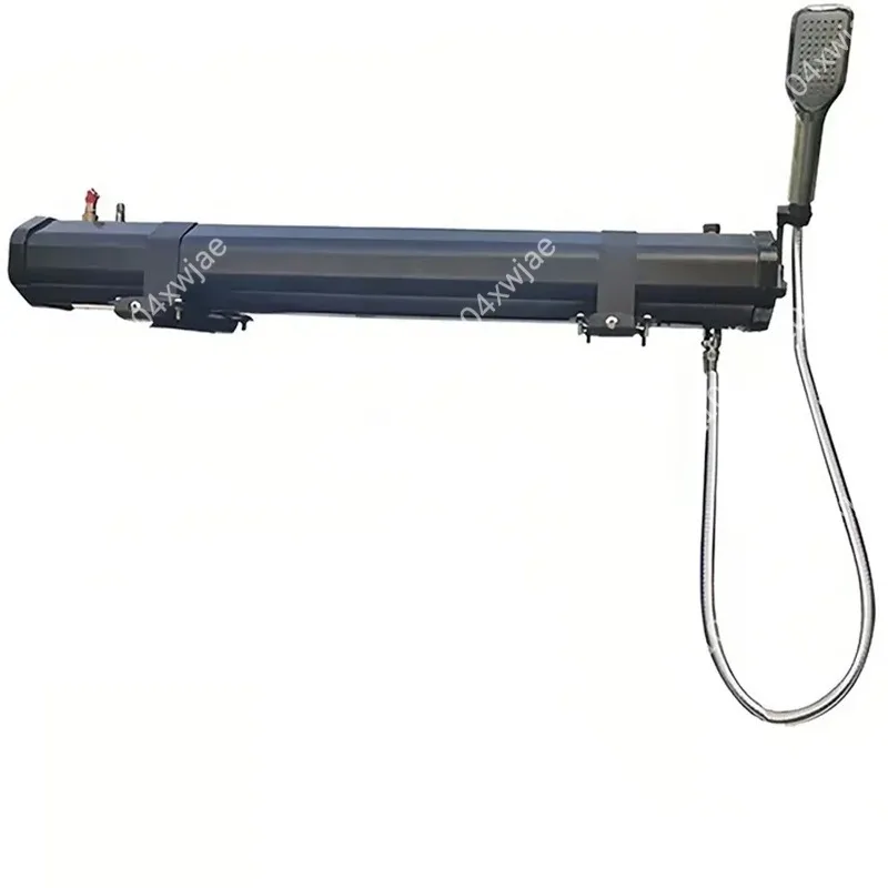 Columna de ducha solar para techo exterior para acampar, 18L, 20L, 30L, fábrica de ducha negra de tres capacidades