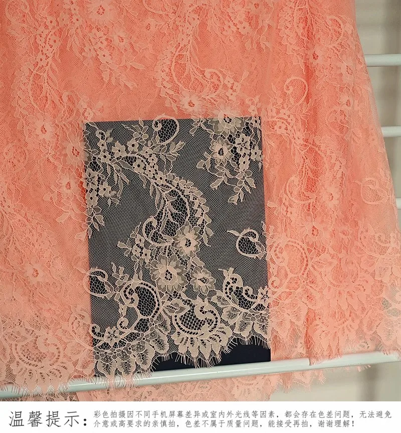 Colored Eyelash Lace Fabric Clothing Wedding Dress Sexy Hollow Fabric Making Fabric image 3