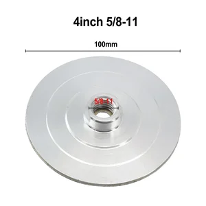 1pc Disc -Polierpolizei -Sandpapier Aluminium -Stützkissen 3 6 Hauptverkäufe schwarzes Klavierpolieren - №4