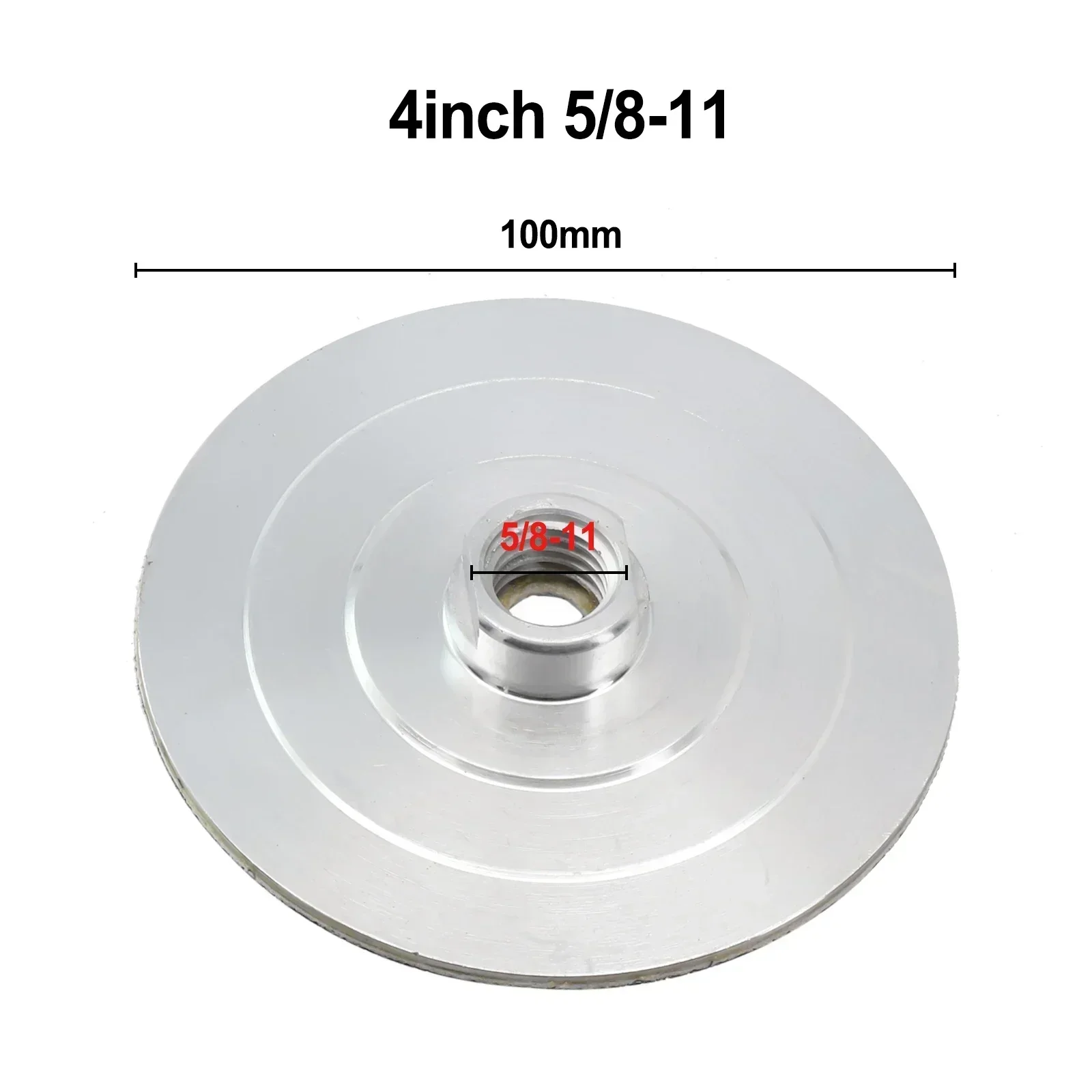 Imagem -06 - Almofada de Polimento Disco Lixa Almofada de Apoio de Alumínio 75 mm 100 mm Lixa Apoiado Placa Discos Abrasivos para Polidor Lixadeiras 1pc