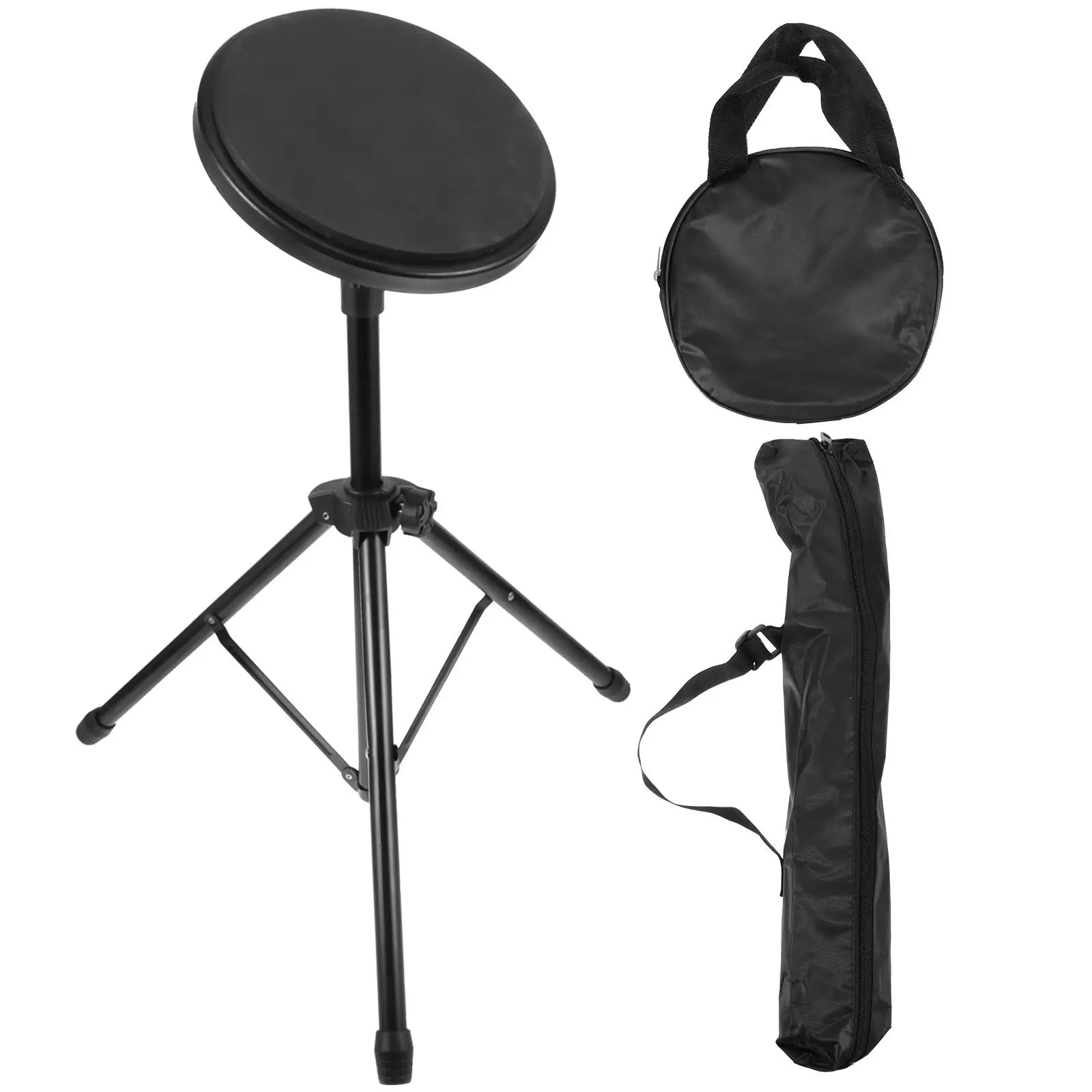 

8 Inch Dumb Drum Practice Set Mats Pad Kit Sound Absorbent Tenor Snare Accessories Drum Practice Pads Beginner Professional