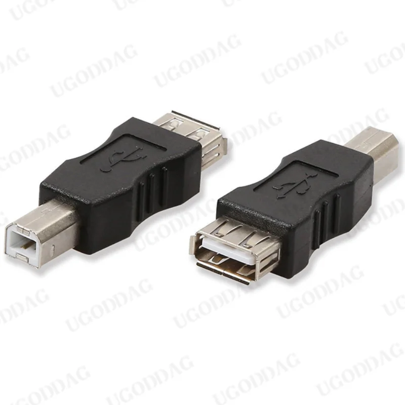 High Speed USB 2.0 Type A Female To Type B Male USB Printer Scanner Adapter Data Sync Coupler Converter Connector