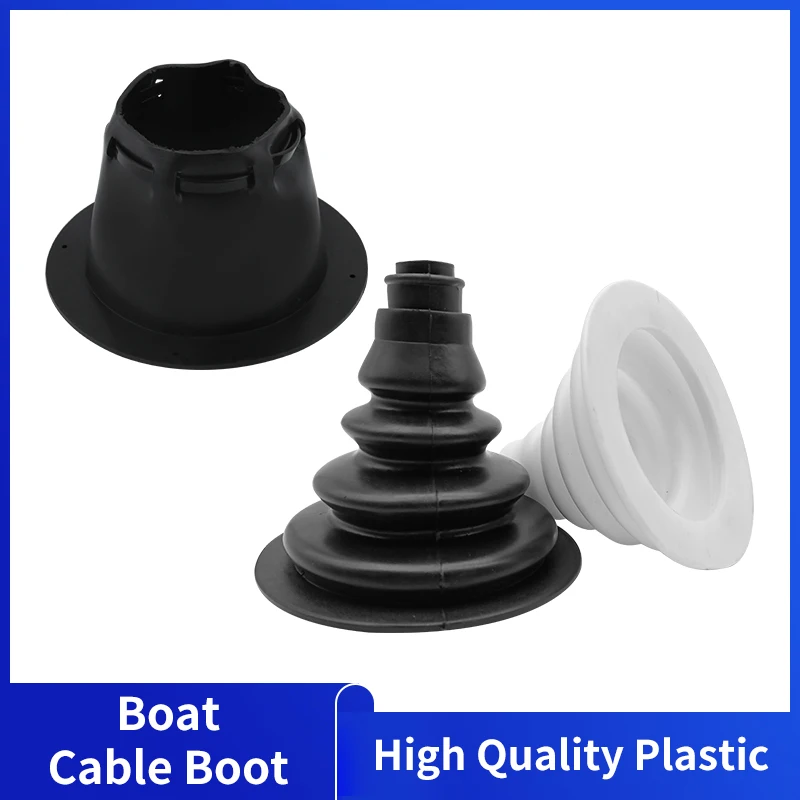 1pcs ABS Boat Rigging Wire Harness Steering Throttle Shift Cable Boot Boat Rigging and Cable Boot for Boats Rigging Hole Cover