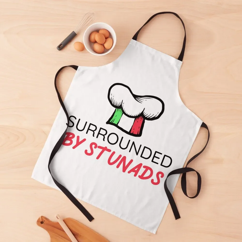 

Surrounded By Stunads Apron kitchen utensil women's work Apron