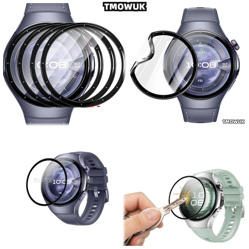 

Для Huawei Watch 5 46 мм Watch5 42 мм Прозрачная мягкая пленка, маслофобное покрытие и без пузырьков.