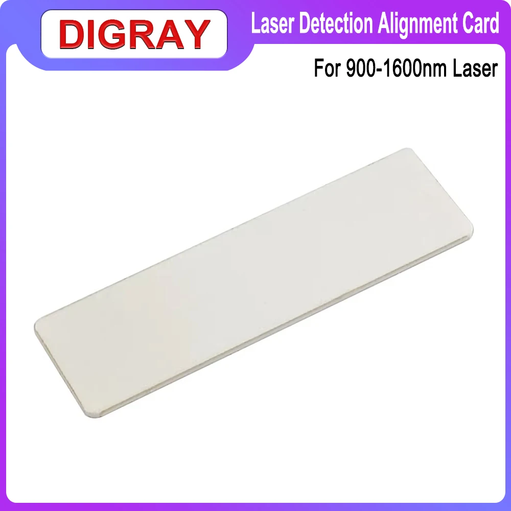 DIGRAY Fiber Laser Detection Alignment Card Infrared Dimmer Visualizer Calibrator Ceramic Plate For 900-1600nm Laser