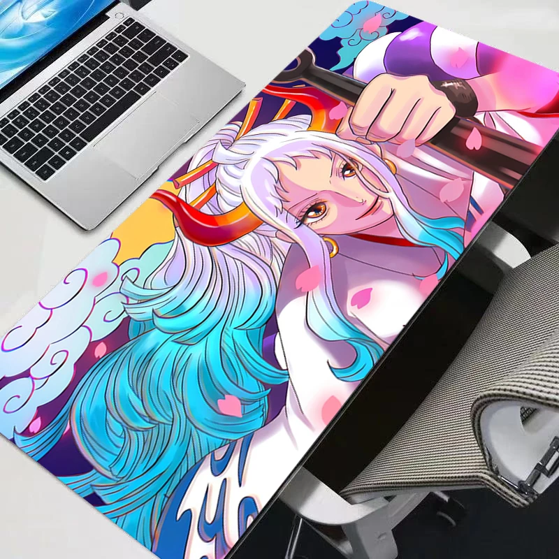 Mouse Pad Anime Gaming Accessories One Piece Large Durable New XXL Black Carpet Gamer PC Computer Keyboard Desk Mat Mausepad