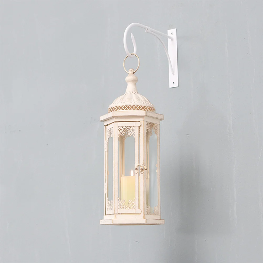 Colgador de maceta para bonsái, gancho para cesta de flores blancas, fácil instalación, decoración para el hogar y la sala de estar, gancho para maceta