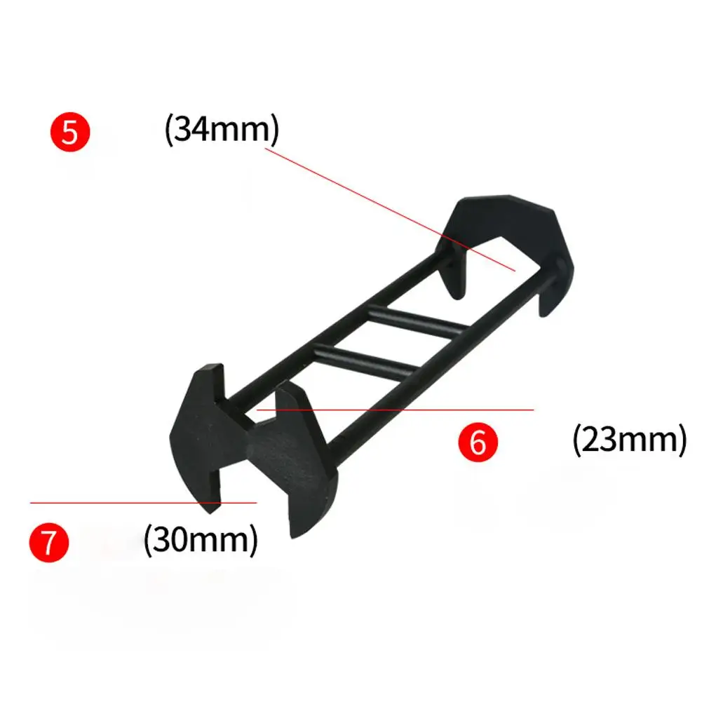 1/2 PCS Basin Wrench 7 Sizes Plumbers Wrench Four-Jaw Hex Under Sink Wrench Faucet Tool Multifunctional Steel For Tight Spaces