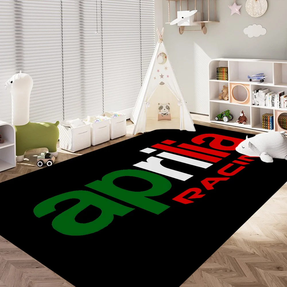 A-Aprilia Motorcycle Floor Mat Retro Multiple Choice Living Room Kitchen Rug Non-Slip Modern Home Decor