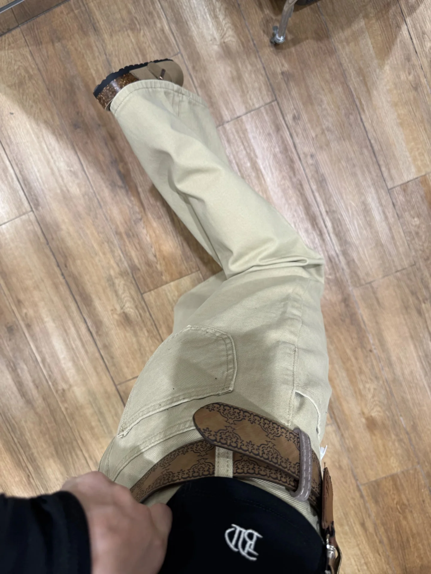 جينز نسائي منخفض الخصر وواسع الساق من قماش الدنيم فضفاض بطول الأرض غير ضيق ولون ريترو أمريكي Sle مقاس كبير جينز خريفي #5