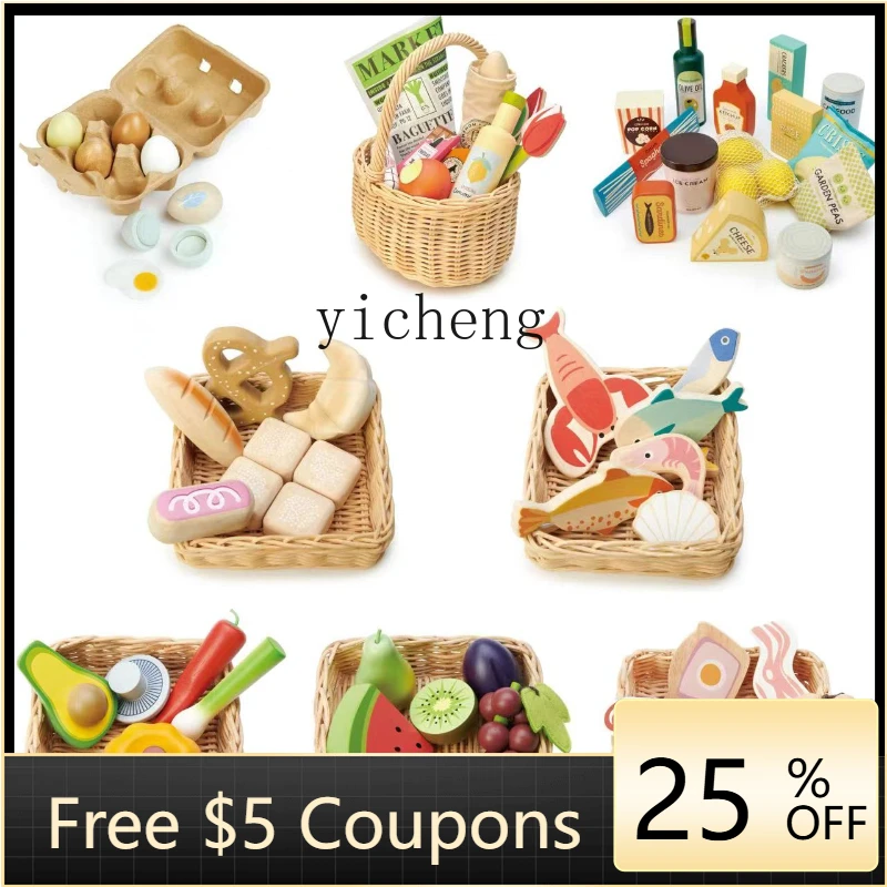 

ZZ Simulation Candy Toy Series Children's Fruit and Vegetable Bread Meat Seafood Building Blocks Toys