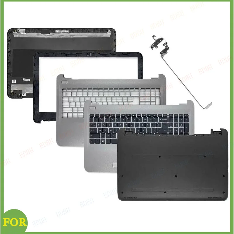 Repalce Cover For 15-AC BA 15-AY 15-AF 250 255 G4 G5 TPN-C125 C126 LCD Back Cover/Front Bezel/Hinges/Palmrest/Bottom Case Silver