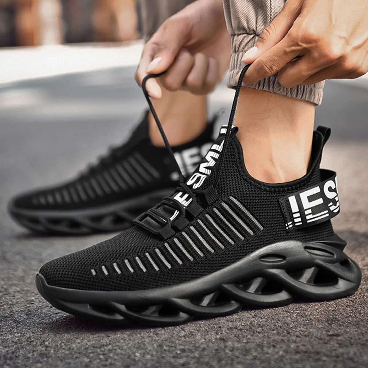 Men Shoes Comfortable Sneakers Breathable Running Shoes for Men Mesh Tenis Sport Shoes Waling Sneakers Lightweight Masculino