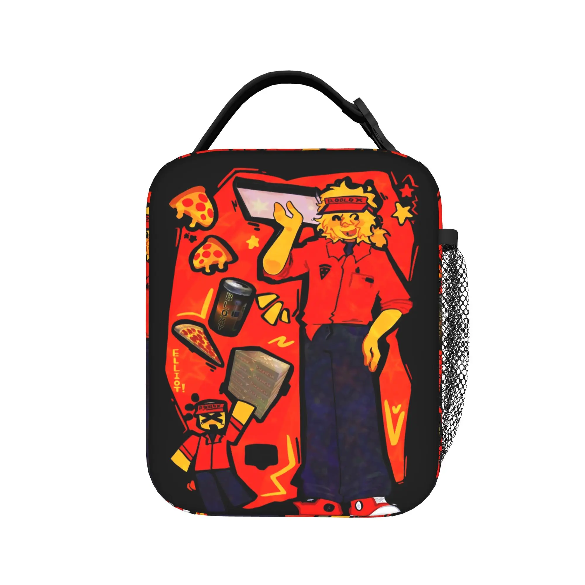 Forsakens ELLIOT Insulated Lunch Bags Portable Lunch Container Thermal Bag Tote Lunch Box Work  Travel Bento Pouch